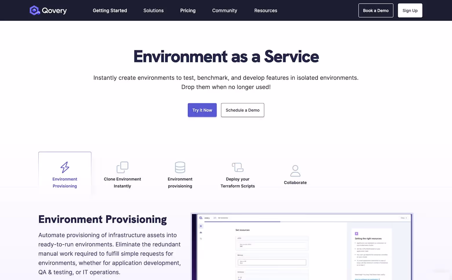 Qovery EaaS solution