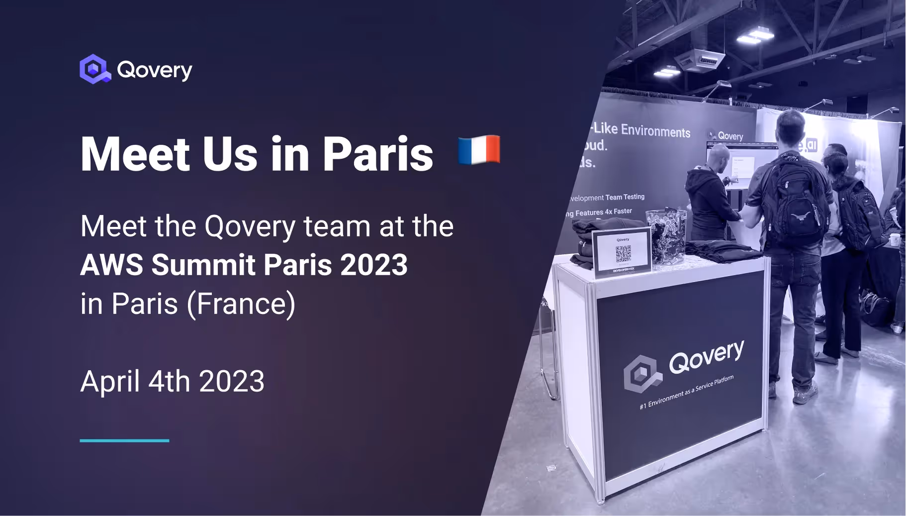 AWS Summit Paris 2023 - Meet the Qovery Team