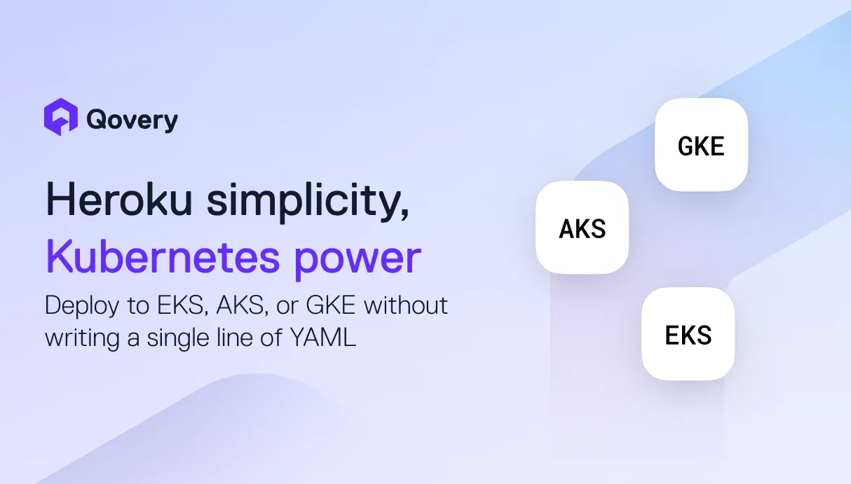 Deploy to EKS, AKS, or GKE without writing a single line of YAML