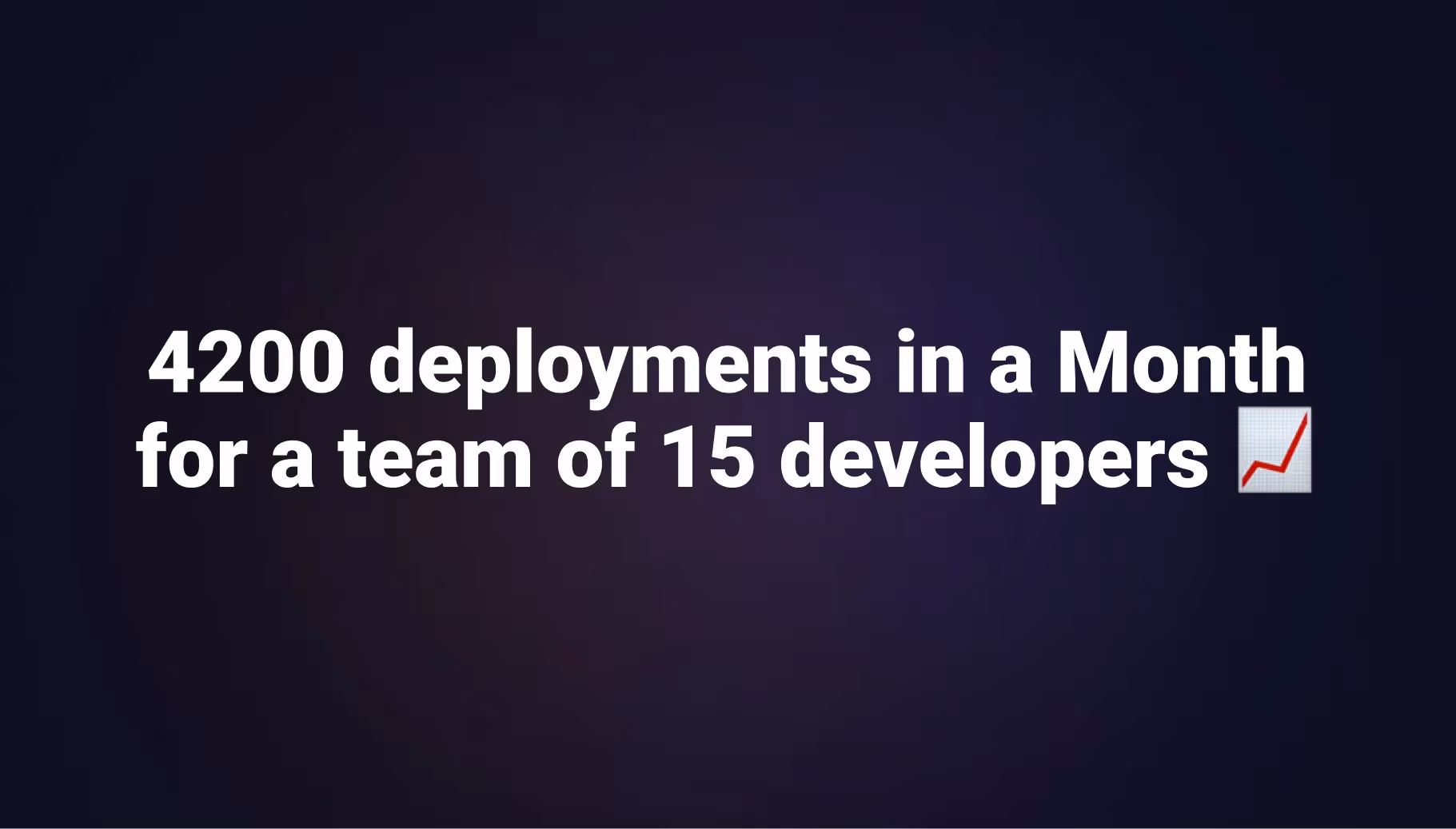 How a team of 15 developers deploys 4200 times per Month using the Preview Environments