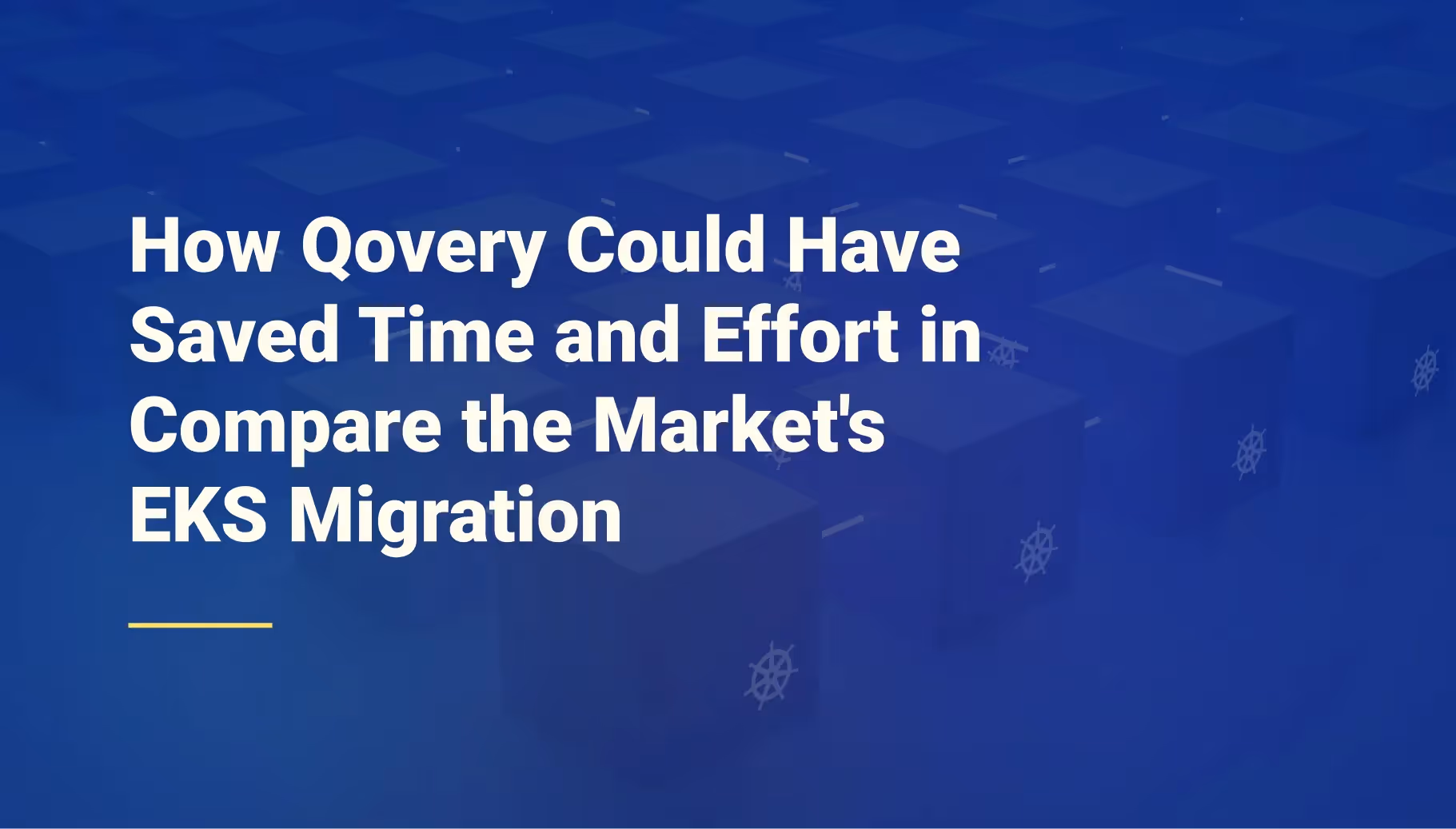 How Qovery Could Have Saved Time and Effort in Compare the Market's EKS Migration