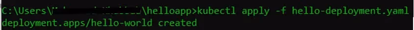 Hello World created