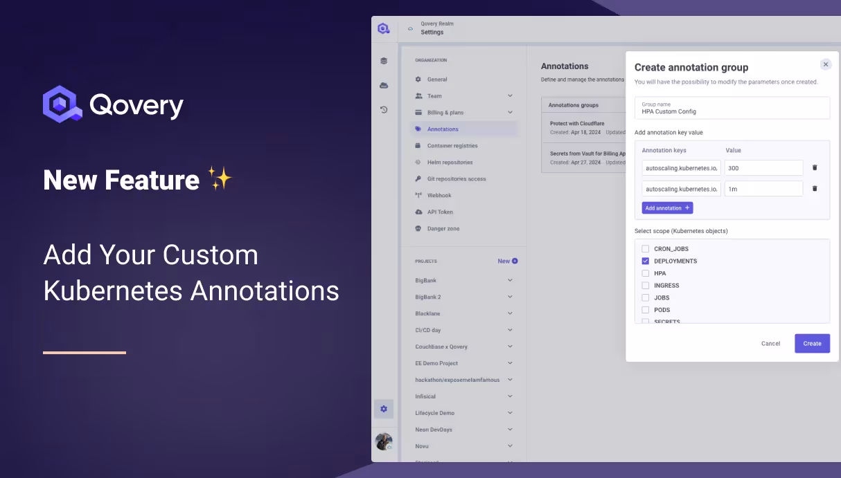 New Feature: Custom Kubernetes Annotations