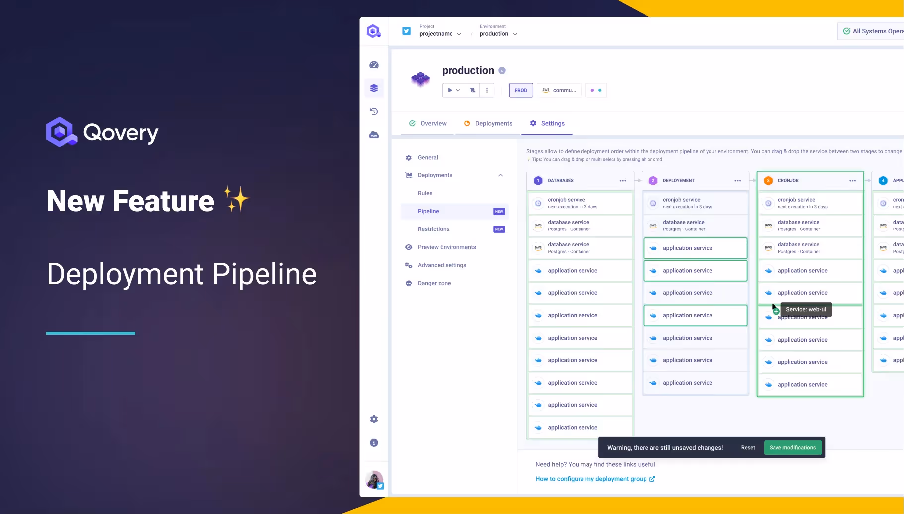 New Feature: Deployment Pipeline