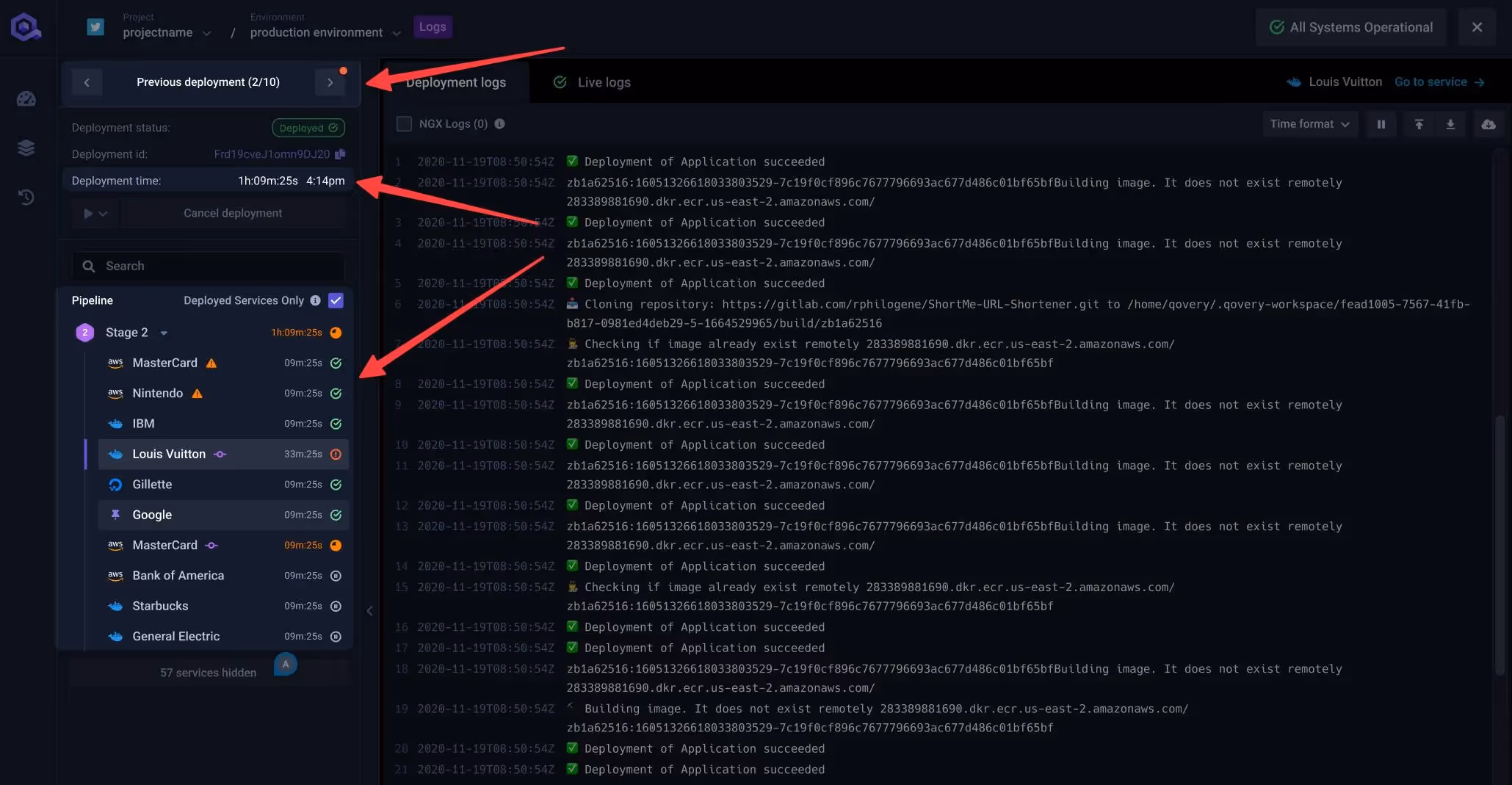 The 2nd iteration of the new logs interface will include much more