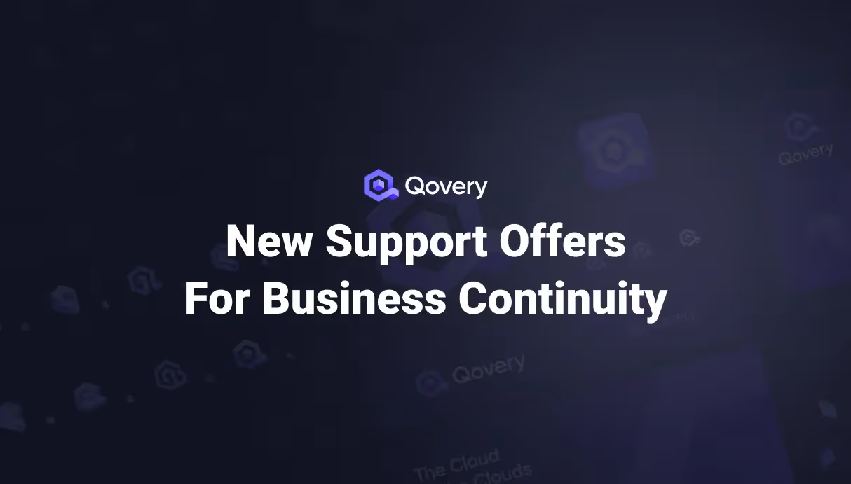 Announcement: New Qovery Support Plans