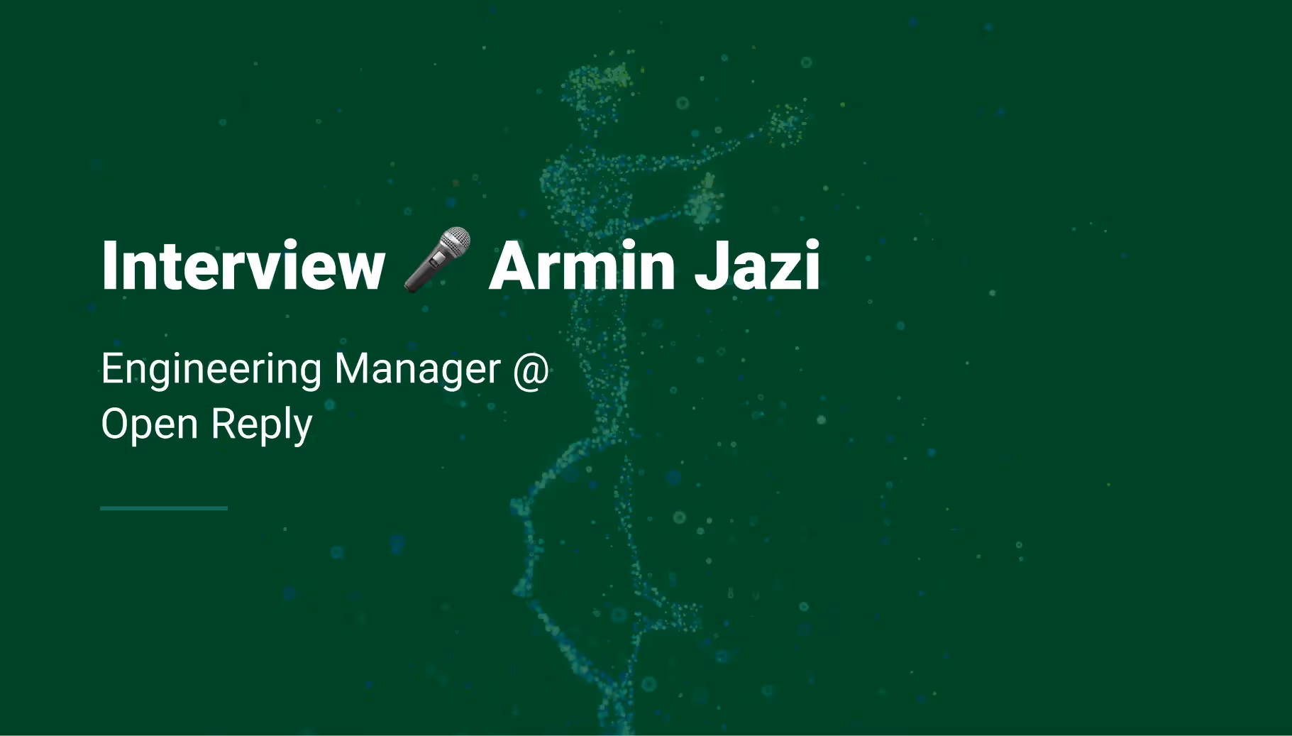 Organization Without Management: Armin Jazi's Approach to Guiding Teams
