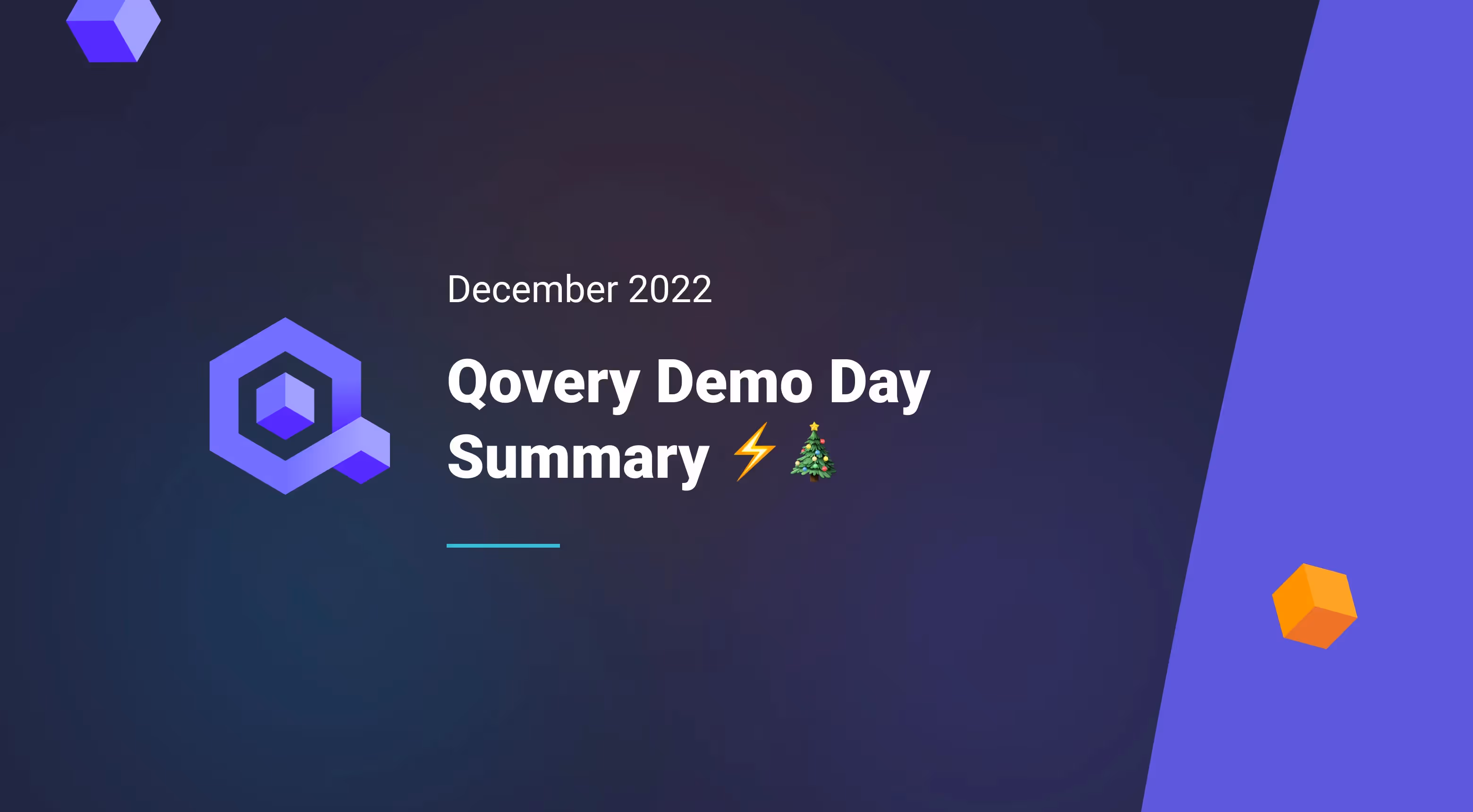 Qovery Demo Day Summary - December 2022