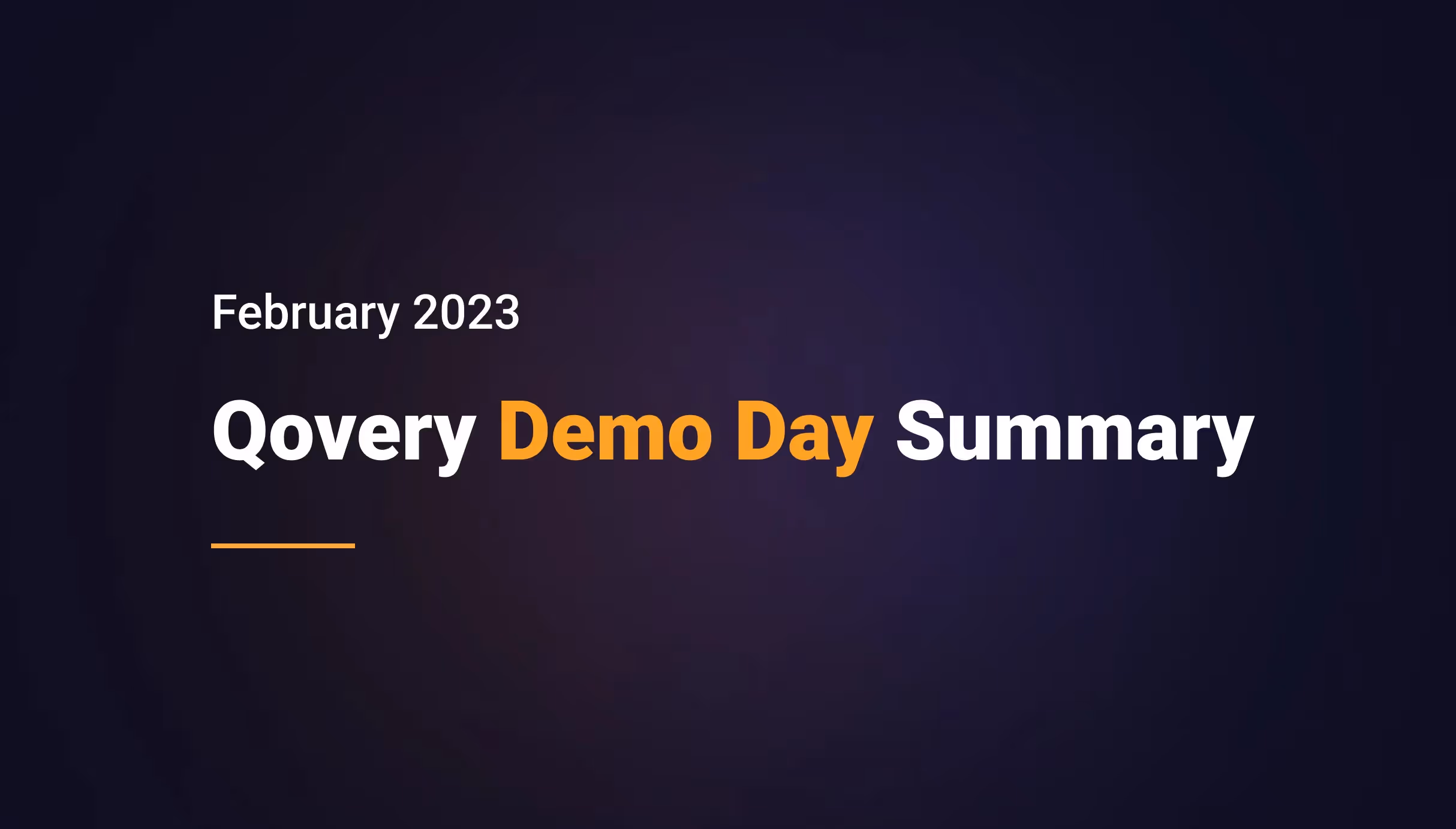 Qovery Demo Day Summary - February 2023