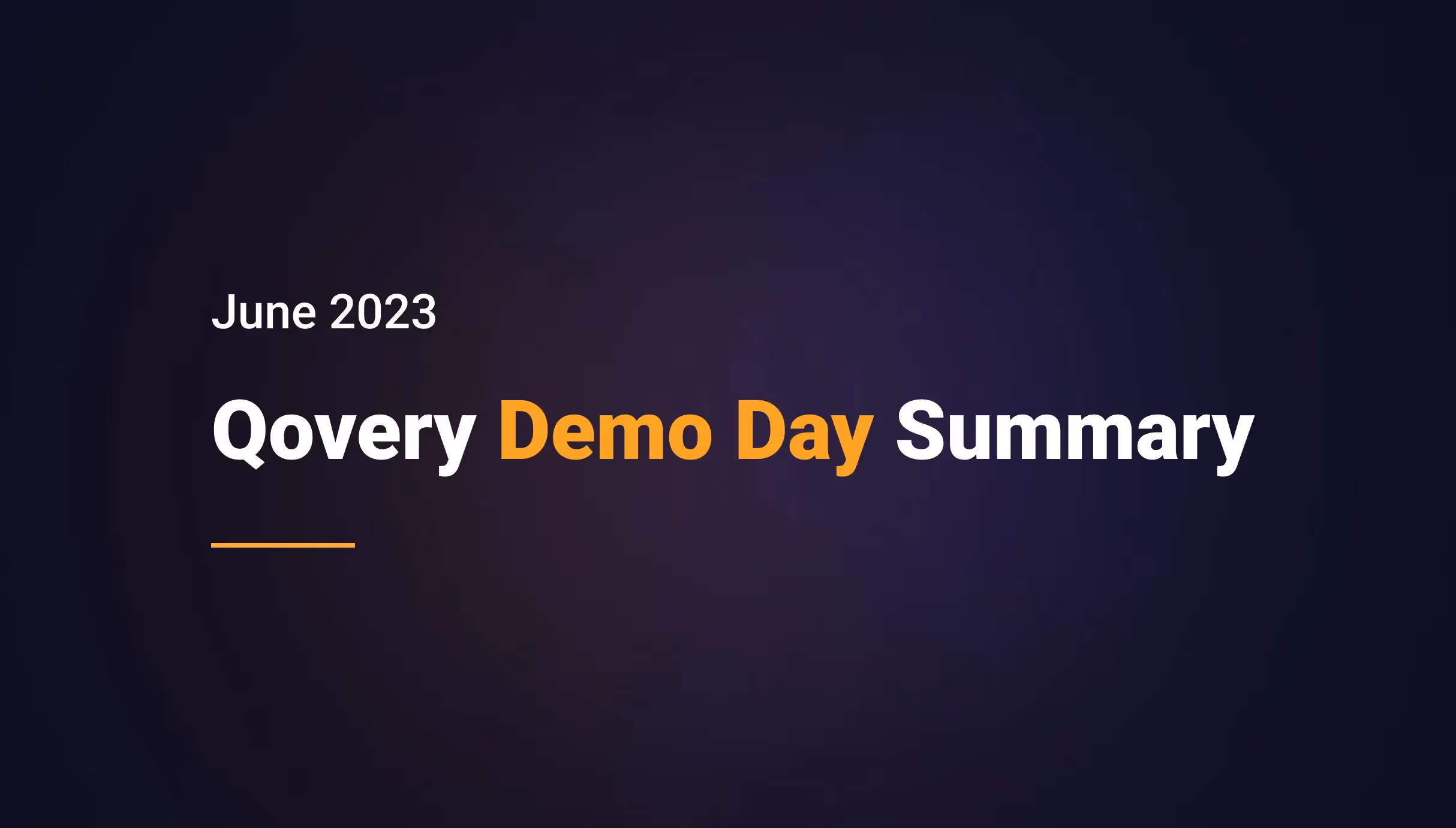 Qovery Demo Day Summary - June 2023
