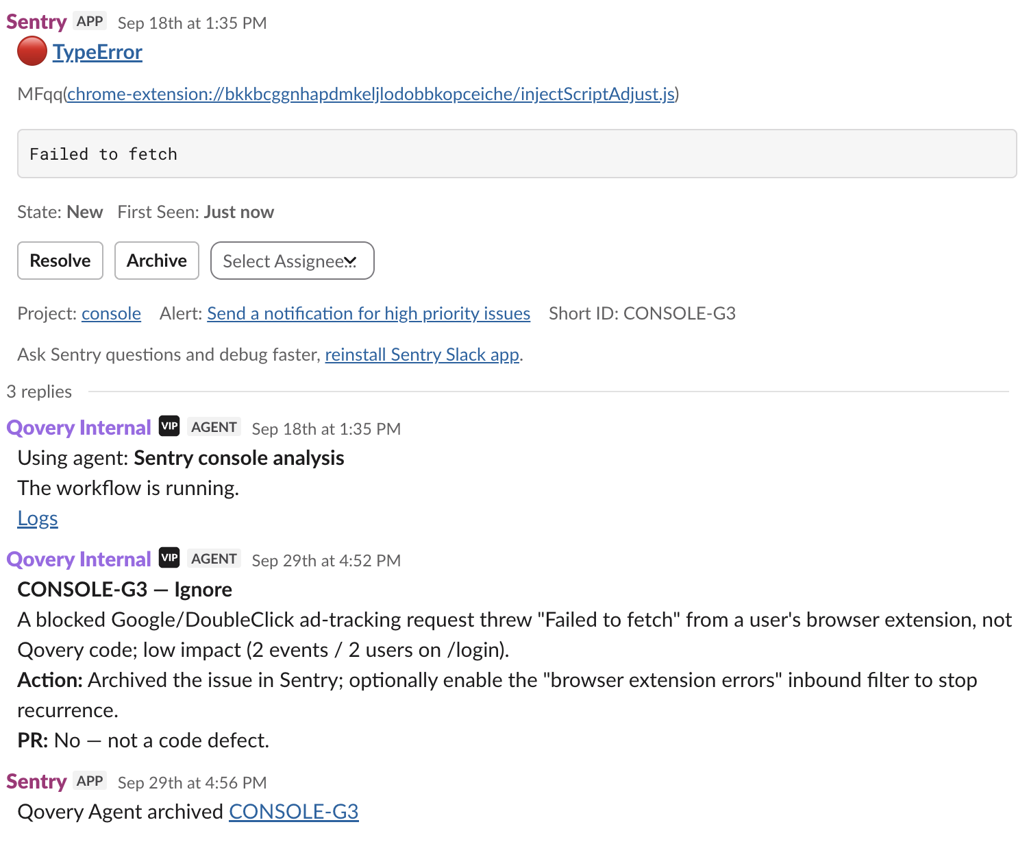 Browser-extension noise archived