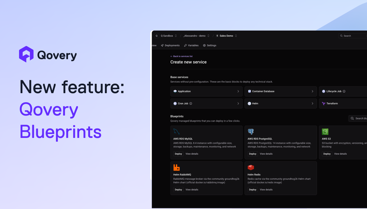 Your Agents Need Infrastructure Too. Meet Qovery Blueprints.
