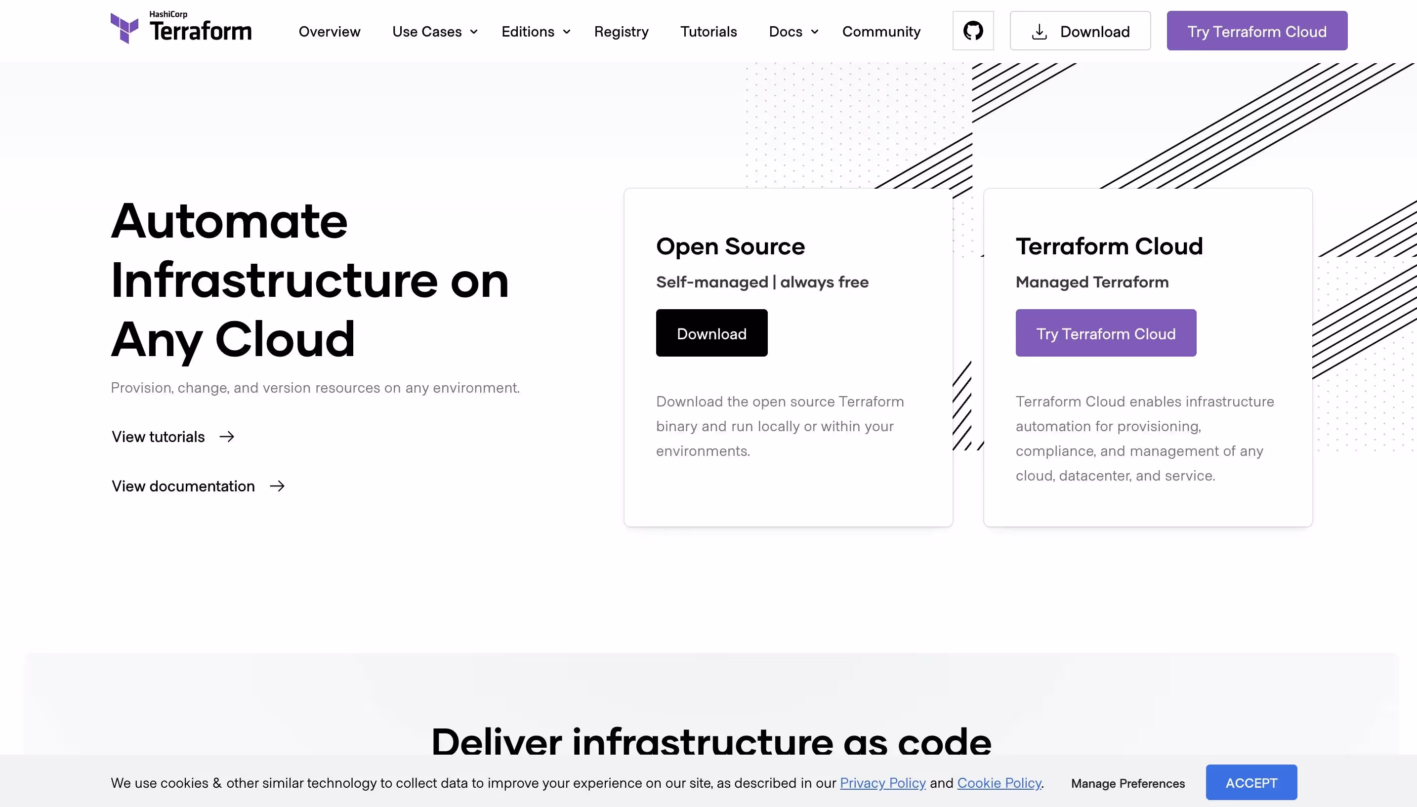 Terraform Landing Page 