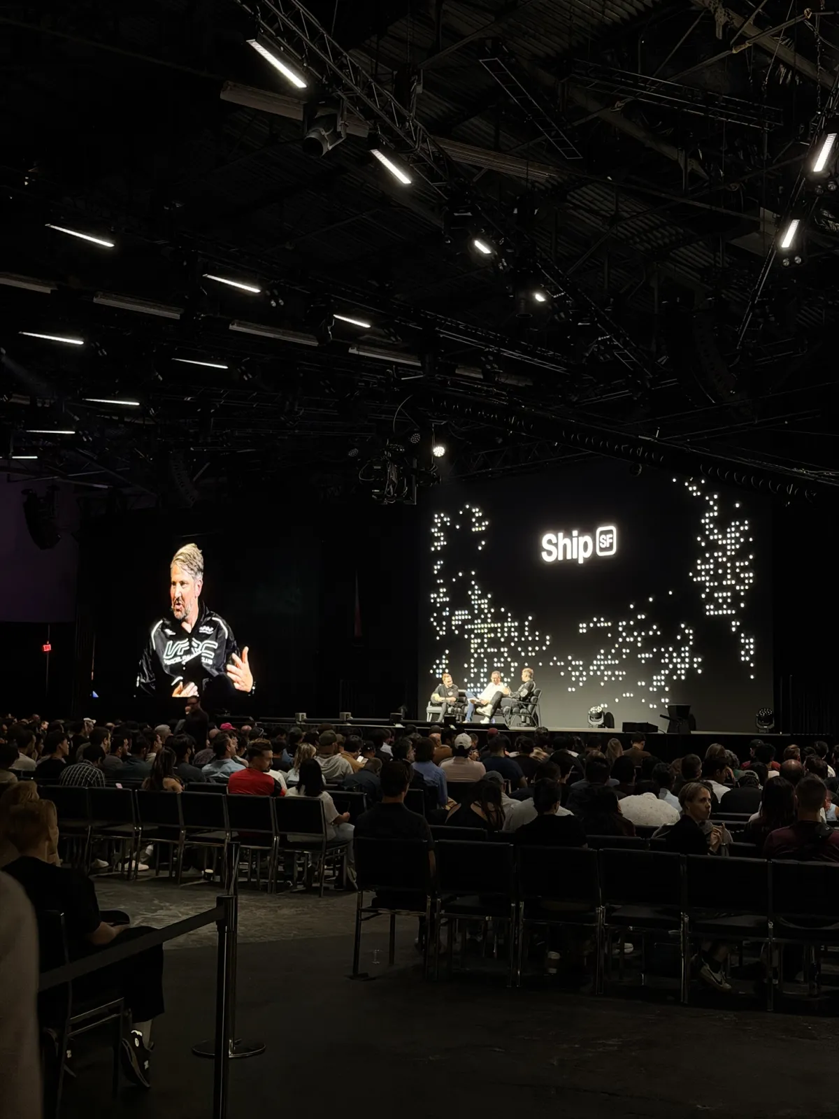 The main stage at Vercel Ship SF, 15 October 2026
