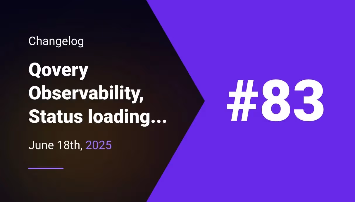 Qovery Observability, Keep last deployment info, domain config only with public port, improved status loading