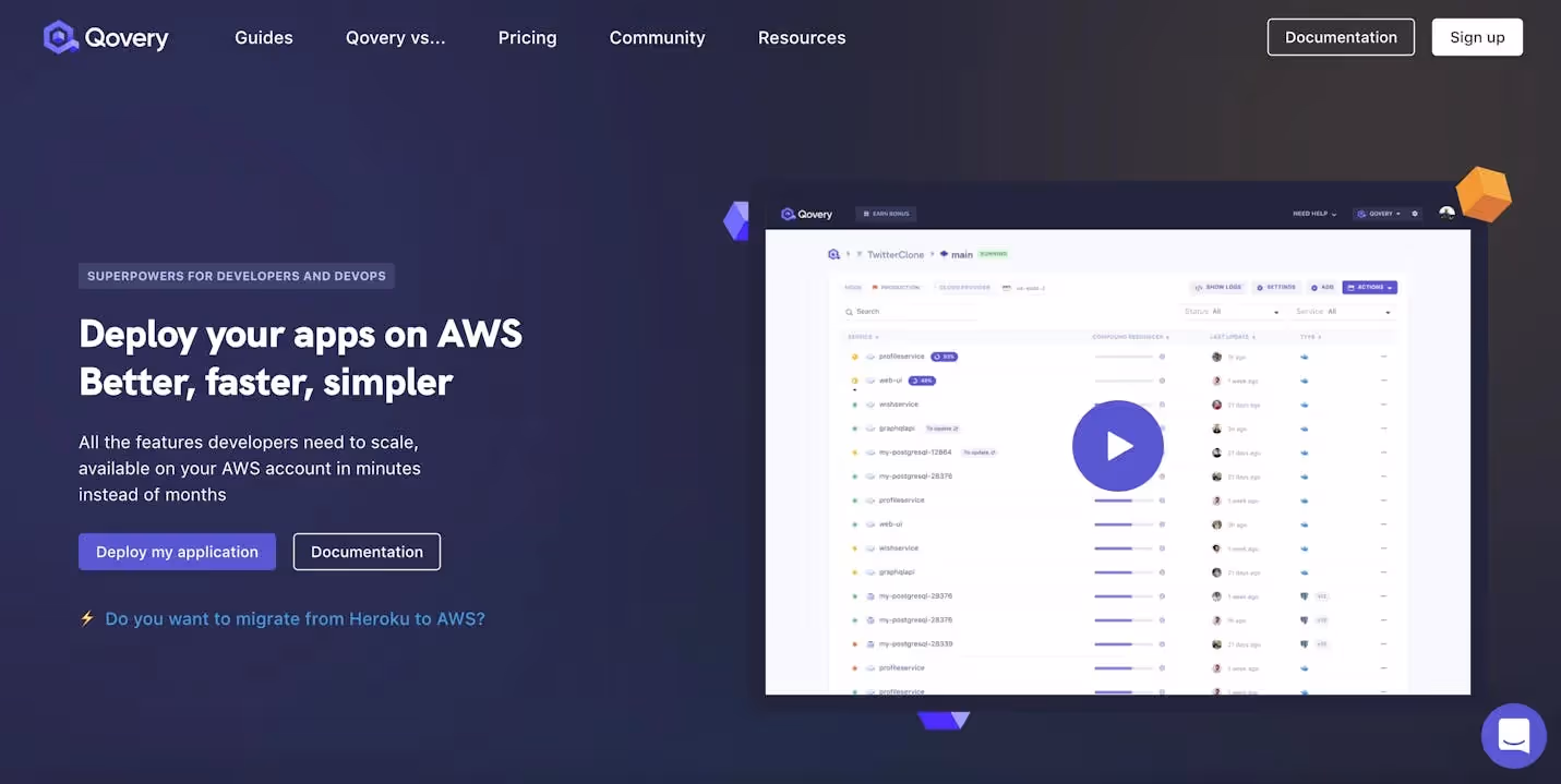 Landing page