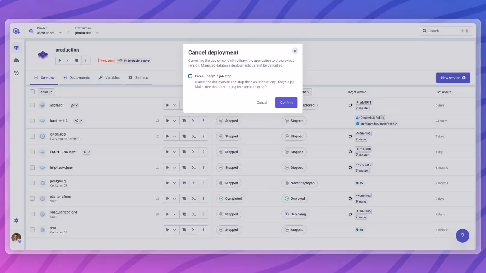 Cancel Lifecycle Job