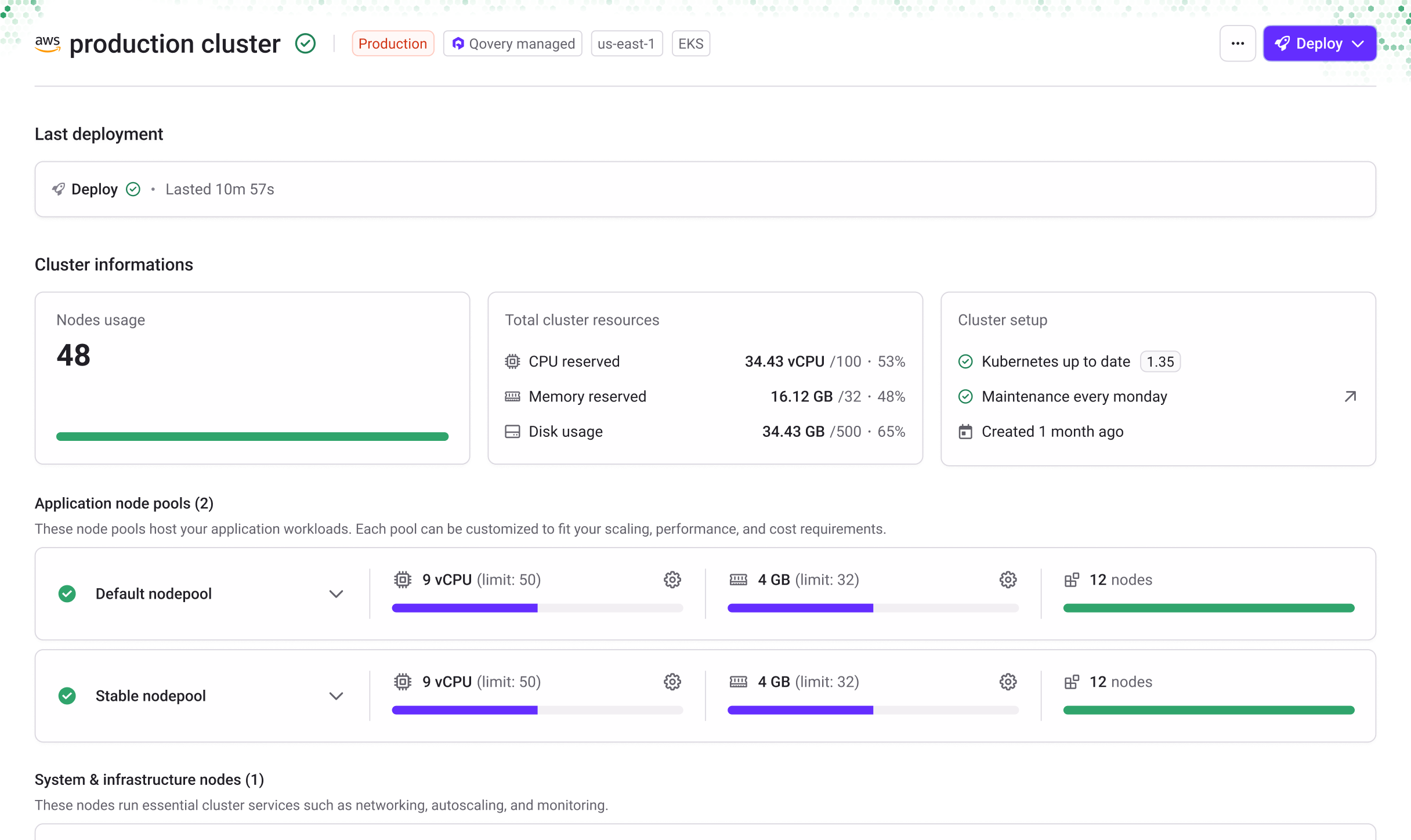Qovery Provision interface