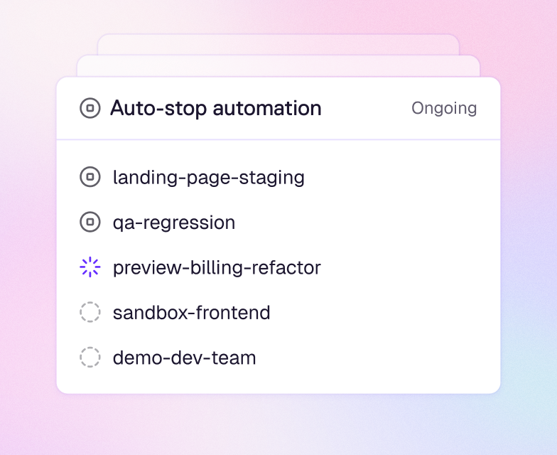 Qovery auto-stop automation stopping unused environments